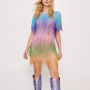 Nasty Gal Fringe Dress